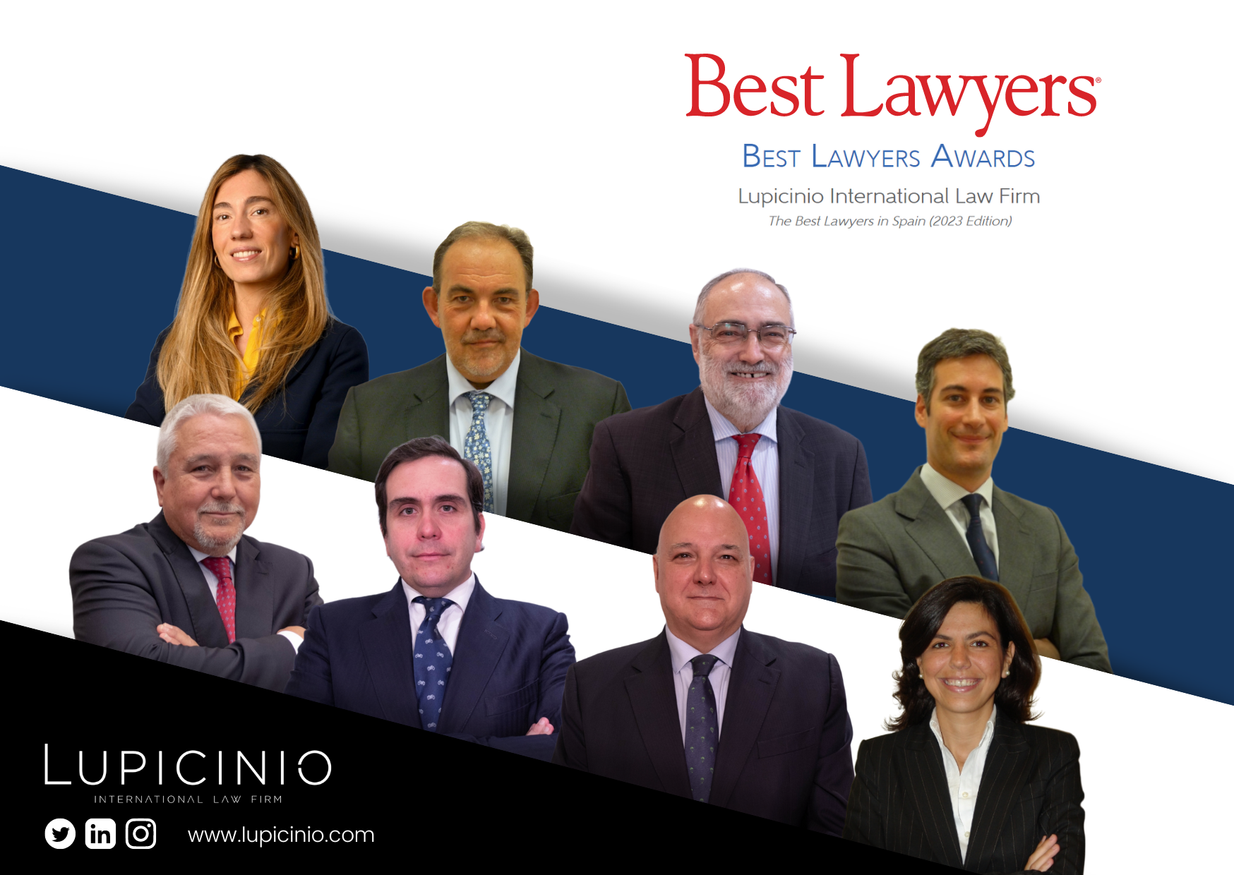 LILF PARTNERS AND LAWYERS RECOGNISED BY BEST LAWYERS SPAIN 2023