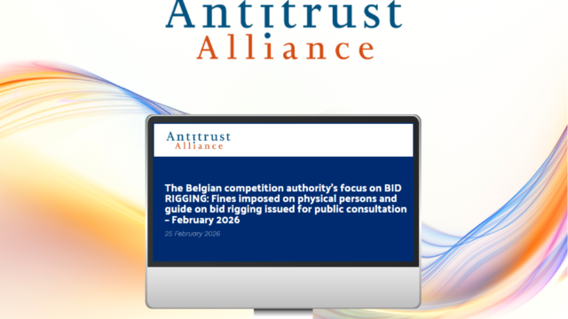 ATA Belgium: BCA intensifies bid rigging enforcement with individual fines and new guidance